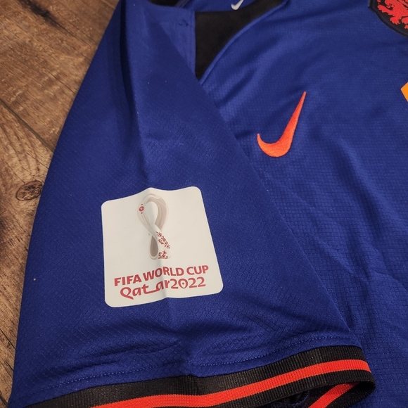 Virgil Dutch Netherlands Blue Kit 2022 Mens New - Picture 4 of 8